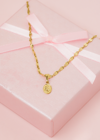 Square Mirror Chain Necklace