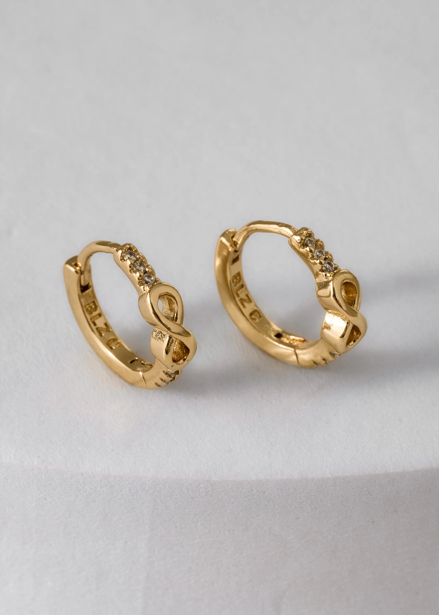 Mini Infinity Hoop Earrings