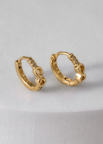 Mini Infinity Hoop Earrings