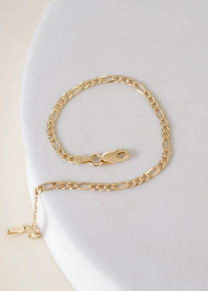 3 in 1 2.9mm 925 Sterling Silver Bracelet