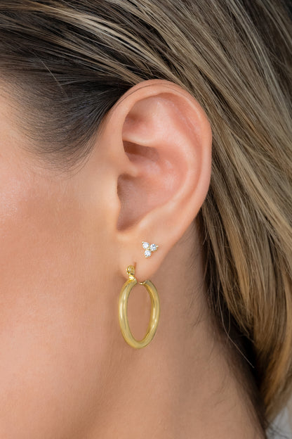 Tubular Hoop Earrings