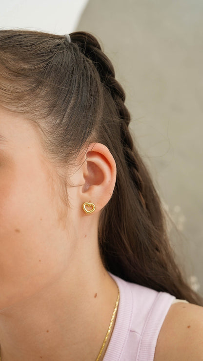 Medium Heart Earrings