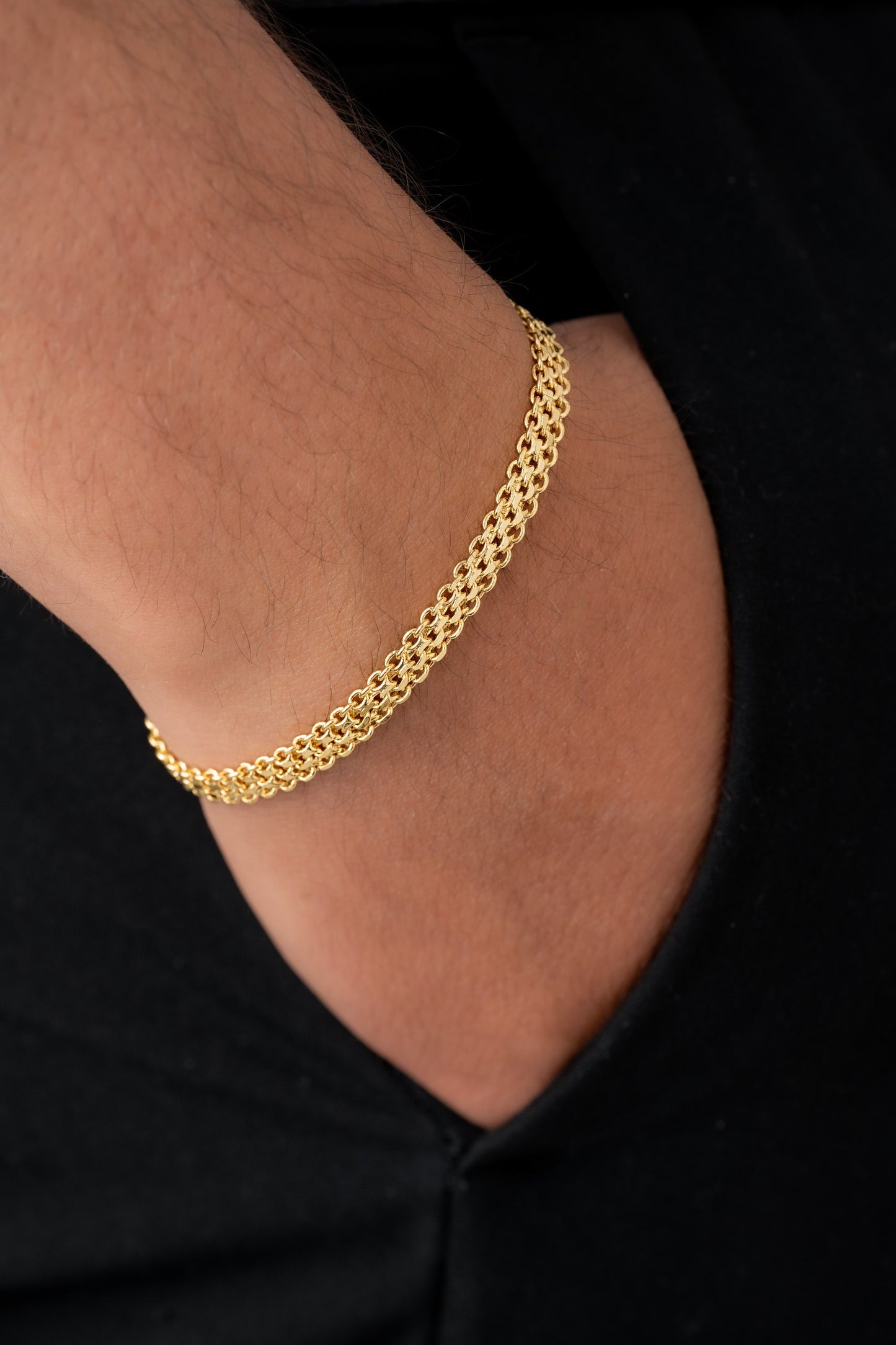Tejido Chino Doble Bracelet