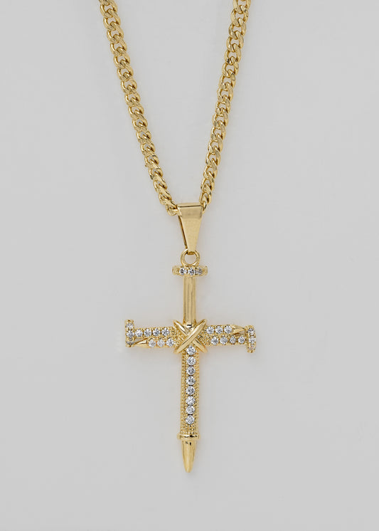 Nail Cross Pendant