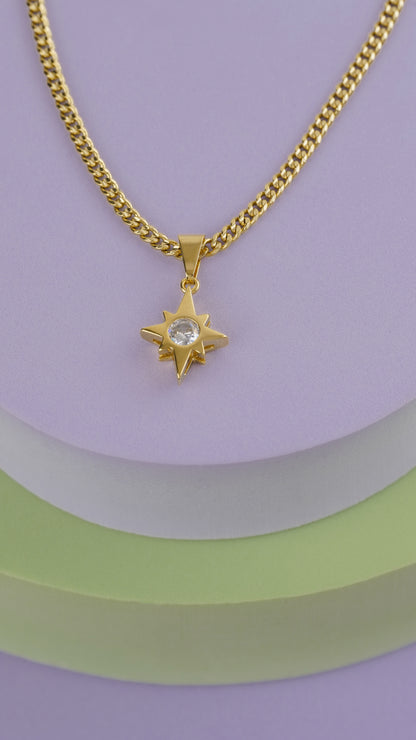 Zirconia Star Pendant