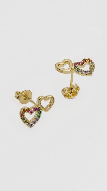 Double Free Love Earrings